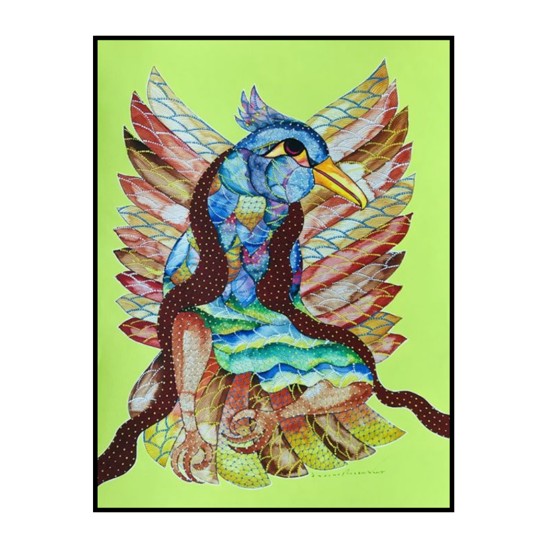 Garuda | Gond Painting