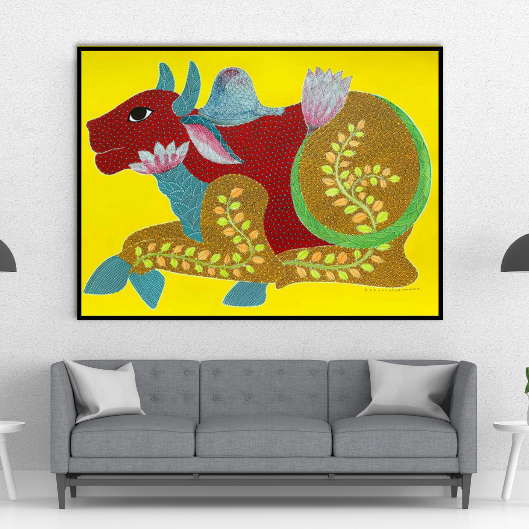 Nandi | Gond Painting