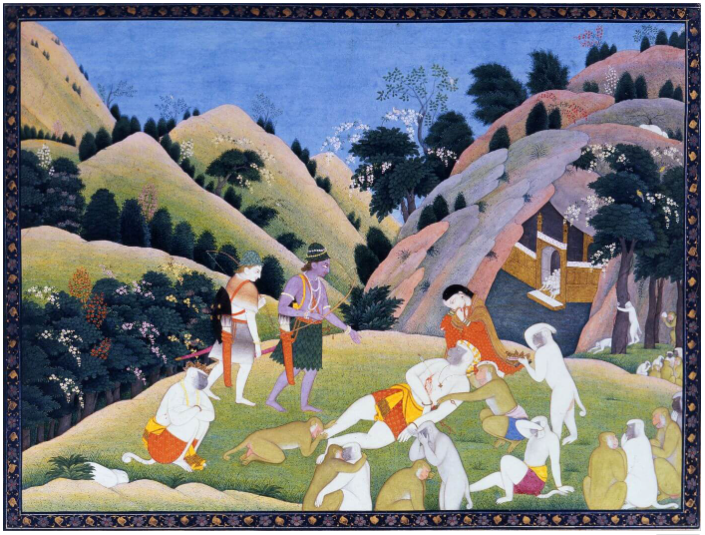 Death Of Bali - Ramayana Scene