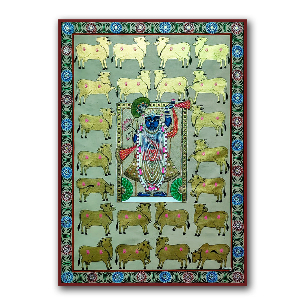 Gopashtami Shrinathji Pichwai Painting