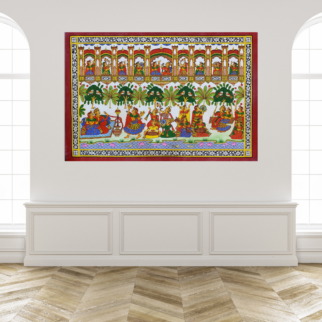 Royal Procession | Phad painting