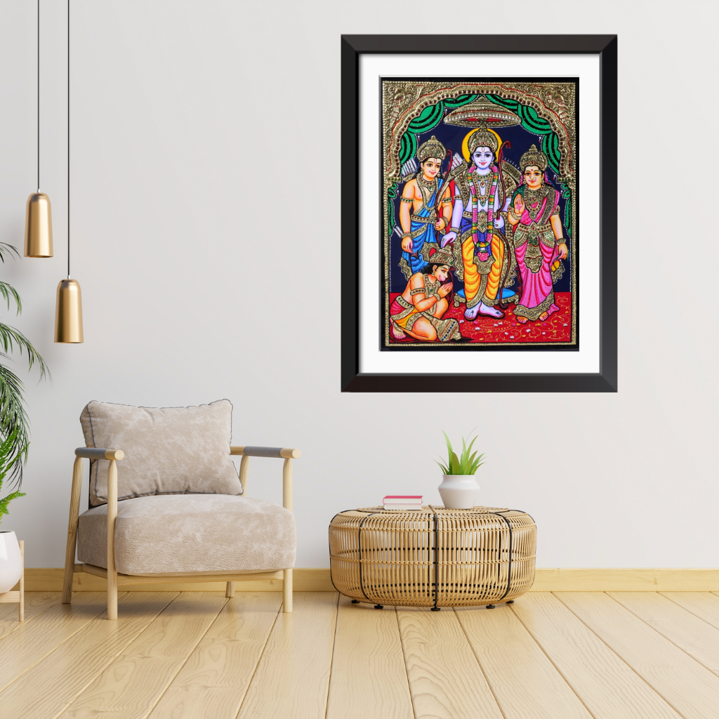 Ram Darbar in Tanjore | 24 Karat Gold | Tanjore Painting