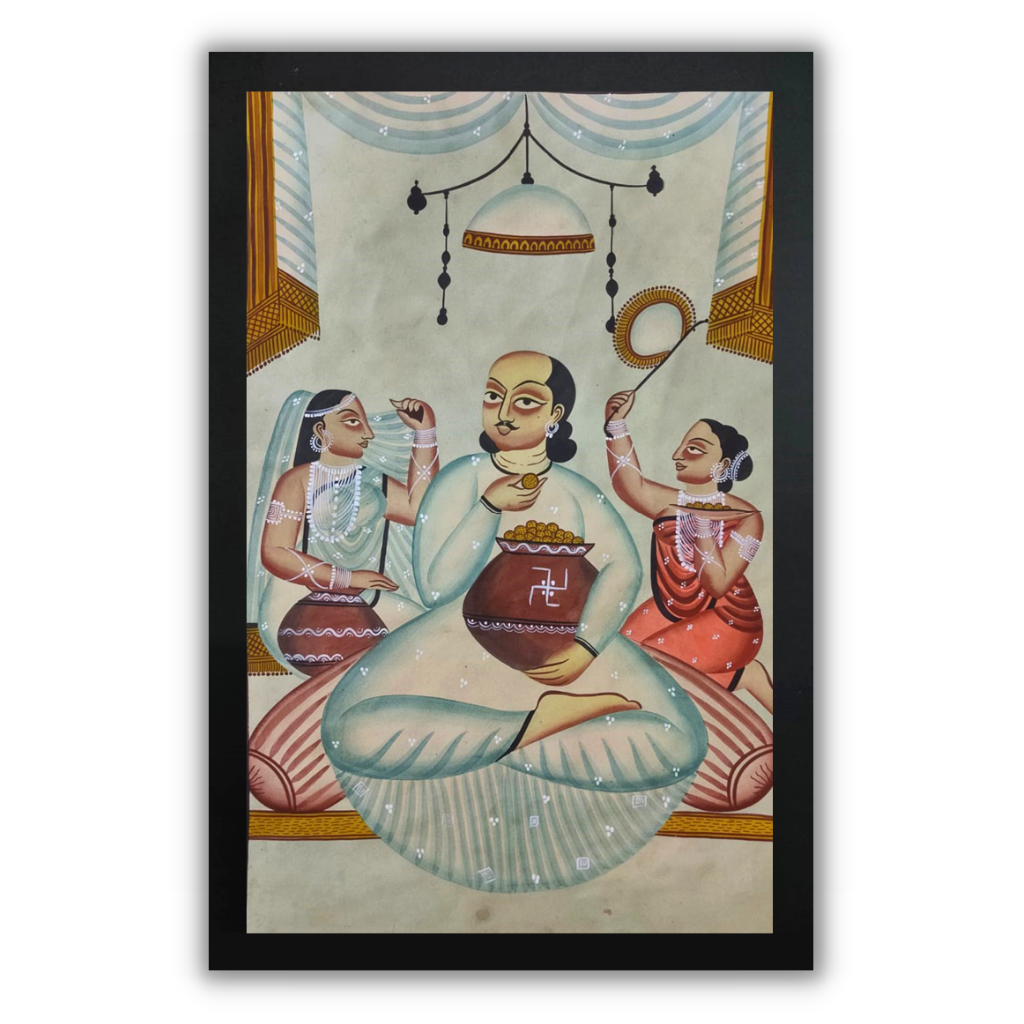 A Man with Ladoos