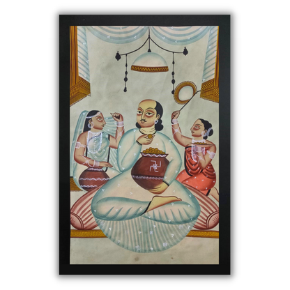 A Man with Ladoos