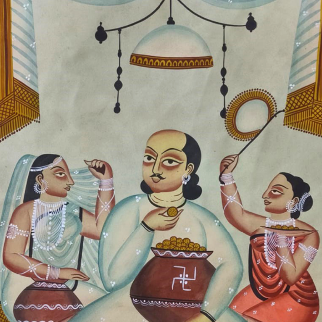 A Man with Ladoos