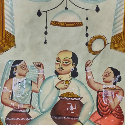 A Man with Ladoos