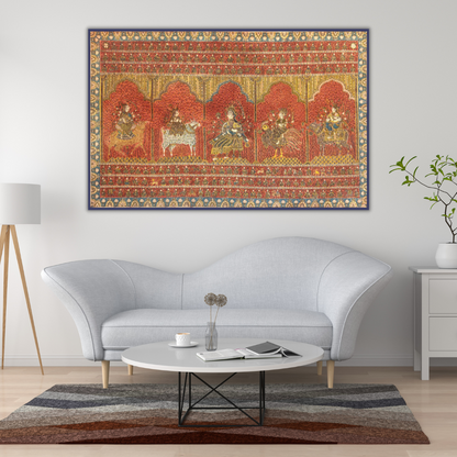 Goddess Jogni | Mata Ni Pachedi Painting
